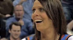 high school teacher hits half-court shot at nba game, wins $20,000 to pay for wife's cancer treatment